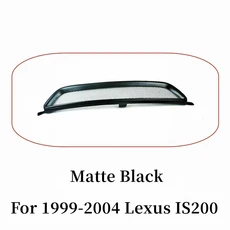 1999-2004 Lexus IS200 부품 액세서리 튜닝 스타일링 공기 흡입구 카본 블랙 ABS 플라스틱 레이싱 그릴, 01 매트 블랙, 1개