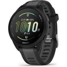 Garmin 가민 Forerunner 165 러닝 GPS 워치 음악 저장 기능 Android / IOS 호환 Suica AMOLED 디스플레이 [11 Days 배터리 수명] [, Black그레이, No music storage function