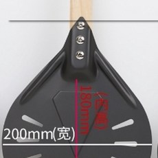 화덕 피자 삽 핸들 뒤집개 손잡이 베이킹 주걱 9인치, M. 10 인치 듀라 가공 삽 40cm 목재 손잡이
