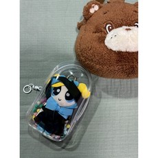 Powerpuff Girls飛天小女警可愛造型玩偶，柔軟舒適，童趣擺飾, 學院泡泡+收納透明袋, 1個