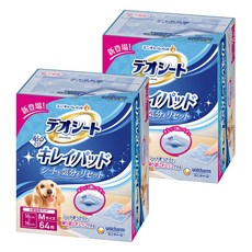 M x2] [붙일 뿐 깨끗한 라크 에코] 데오 시트 깨끗한 패드 사이즈 128장 [64장