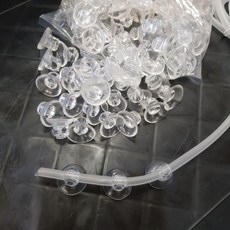 P老闆水族 風管吸盤 散裝 打氣機風管固定, 1個