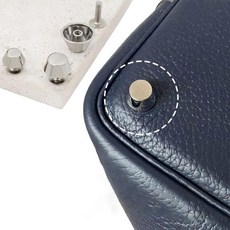 12mm 20개입 가방찡 가방발 받침 나사형 부자재 가방-14900EA, 20개입_실버