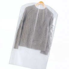 정리만렙 반투명 지퍼식 옷커버 5p PEVA 옷걸이커버, 1개, 1매입