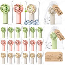 10-100PCS 휴대용 팬 대량 결혼식 감사 카드 파티 호의와 배터리 작동 개인, 04 30PCS, 01 빠른  Mainland, 01 Mix 3 with Card
