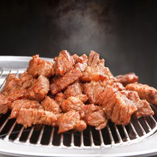 갈비아저씨 수제 돼지갈비 맛 칼집 양념목살 300g 8팩, 8개