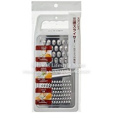 日本直送 純白三合一切菜器 刨絲器 切片器, 白色, 1個