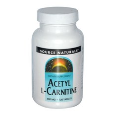 SOURCE NATURALS 左旋肉鹼錠 500mg, 120顆, 1罐