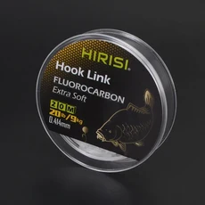 Hirisi 20m 잉어 낚시 Chod Rig 용 슈퍼 뻣뻣한 Fluorocarbon Hooklink 라인 15lb 20lb Clear, 01 20LB(0.414mm)