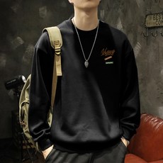 冬季衛衣男士圓領冬款加絨加厚潮牌秋季重磅新款秋冬男裝春秋