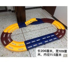 미니카 경주장 키덜트 모노레일 인터체인지 트랙 선물 다양한 사이즈 경주 대회 360도 회전, 복선 11.5CM