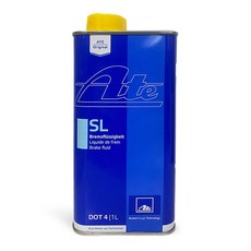 ATE SL煞車油 DOT4 1L，提升制動性能，適用多種車型，耐高溫，保護煞車系統, 1個, SL
