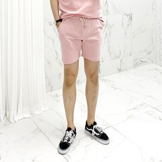 아도르클래식 8컬러 면 스판 여름 밴딩 반바지