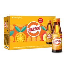 (마트)오피스존 비타500 10병 1갑 비타민 음료 집들이 거래처 병문안 선물 1박스, 200ml, 10개입