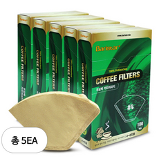 Baristar 케이스 커피여과지 4, 100개, 5개