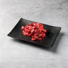 미경산한우 1+등급 목심 국거리, 1개, 세절(깍둑)