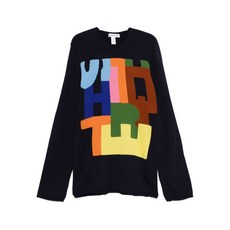 꼼데가르송셔츠 인타르시아 니트 스웨터