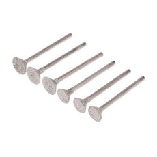10개 다이아몬드 연마 헤드 235mm 샹크 6mm 직경 회전 조각 세트 정밀 연마재료, 6mm Head Diameter, 2.35MM Shank Diameter
