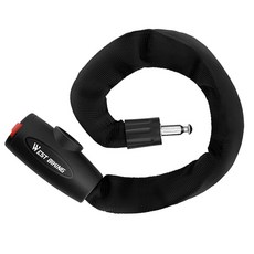 시그니처베이지 자전거 킥보드 섬유 스틸 자물쇠 열쇠키 도난방지 YPZ042, 1개, 0.6M