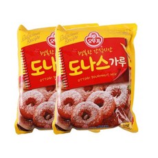 오뚜기 도나스믹스 1kg 2개, 1세트