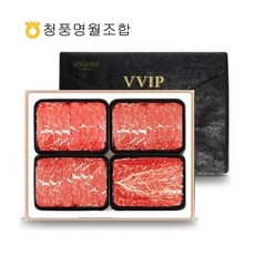 청풍명월한우 무항생제 1+등급 한우 선물세트 VIP6-1호 1.2kg