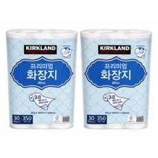 커클랜드 시그니처 프리미엄 3겹화장지 40mx60롤 (30롩2개), 60개, 30롤