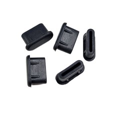 Type-C 鋁合金防塵塞 金屬防塵塞 充電孔防塵塞 安卓防塵塞, TypeC防塵塞 (黑色), 5個