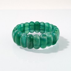 【杰鴻】深綠東陵枕頭型手排 10X21MM 寶石珠珠DIY手工材料, 1個