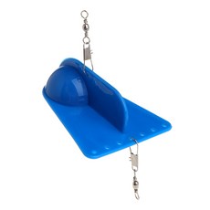 다이빙 보드 낚시 트롤링 조절 가능한 무게 깊은 인공 미끼 다이버 플레이트, 파란색