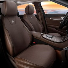 자동차 앞좌석 이염방지 시트 커버 사계절 청바지 방석 분리형 운전석 카커버, 1개, 차밍커피 운전석 및 조수석