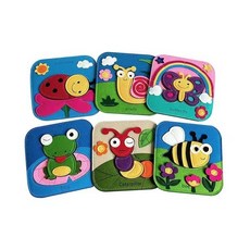 幼兒寶寶啟蒙立體拼圖 益智DIY玩具 毛氈童話, 1個, 全套拼圖