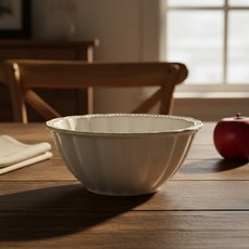 프렌치 앤틱 대접 도자기 국그릇 시리얼볼 샐러드볼 플레이팅, 1개, 1good day 미뉴엣 미니공기