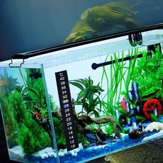 더휴즈 어항 스티커 온도계 열대어