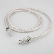 HIFI 7N OFC Schuko 전원 케이블 EU AC 코드(앰프 CD 디코더 와이어용), 04 0.5m, 03 EU Plug T