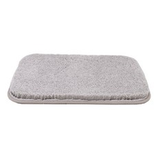 카바펫 논-슬립 마이크로파이버 베스룸 소프트 플러쉬 섀기 러그 패브릭발매트, Light Gray