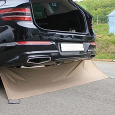 차량 하단 바람막이 가림막 범퍼 차량용 차박캠핑 차량텐트 차량그늘막 차량용그늘막, 2범퍼바람막이-화이트