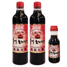 다미향 홍게맛장900미리 2개 +200ml / 편스토랑 홍일식품, 1세트, 2L