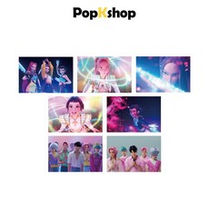 케이팝데몬헌터스 엽서 케데헌공식 서울 팝업 굿즈 MD, 세트(A,E,F,G,H,J,M), 1개