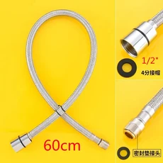 스프링 수도꼭지 스트레치 호스 텔레스코픽 파이프 유럽 및 미국식 주방 액세서리, 01 China Mainland, 14 stainless steel hose