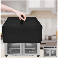 NUENSS-ROR BLACK+DECKER Crisp 'N Bake 에어 프라이어 토스터 오븐 콤보 12 in 1 컨벡션 오븐용 토스터 오븐 커버 튼튼하고 두꺼운 커버 방수, 블랙