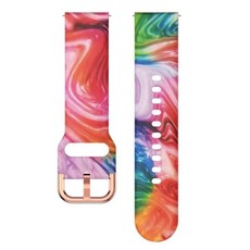 스포츠 밴드 인쇄 실리콘 활성 손목 팔찌, 1개, 14. 23 Colorful glass