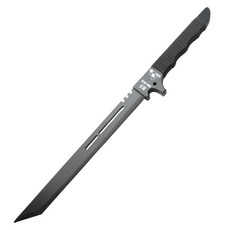 알뜰박스 괴수8호 무기 실물 쌍칼 모형 코스프레 굿즈 애니메이션 팬 아이템, 호시나 소우시로 (블랙), 1개