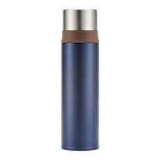써모스 진공 스테인리스 스틸 스트레이트 휴대용 보온텀블러 FFM-501K, 다크 블루, 500ml, 1개