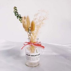 乾燥花玻璃瓶套組 居家裝飾擺飾, 透明花瓶