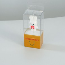 즈킁 케이크 디자인초 모음, 1개, 13.토끼초_레드리본
