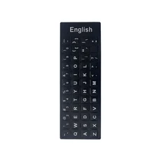 내마모성 키보드 스티커 노트북 PC용 스페인어/영어 문자 교체, English