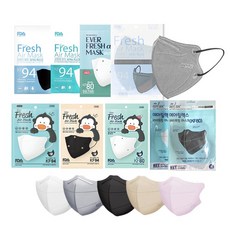 [1+1 이벤트][유통기한 임박]쿠니 에버프레쉬KF94 대형 소형 화이트 블랙 에버프레쉬KF80대형 소형 에어릴렉스2D 대형 화이트 블랙 그레이