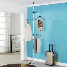 라온지니 폴 행거 일반형 25mm 기둥식행거 옷방행거 의류행거