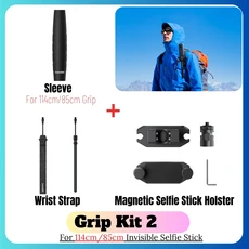인스타 360 X4 셀카봉 슬리브 실리콘 그립 에이스 프로 X3 ONE X2 RS 카메라 액세서리