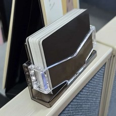 1단 명함받침대 명함통 아크릴명함케이스, 투명